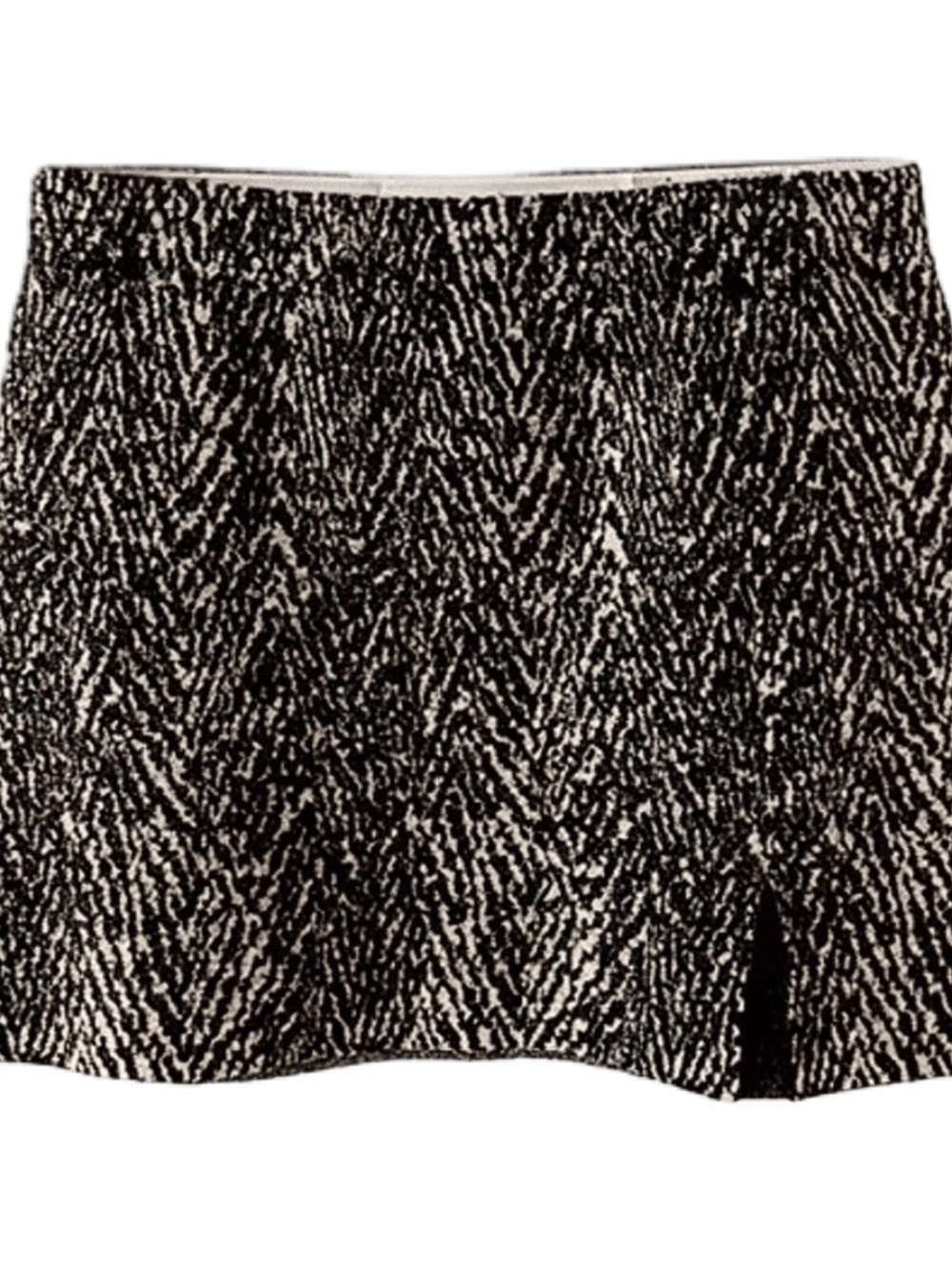 Banana Republic Black and White Textured Mini Skirt NWT